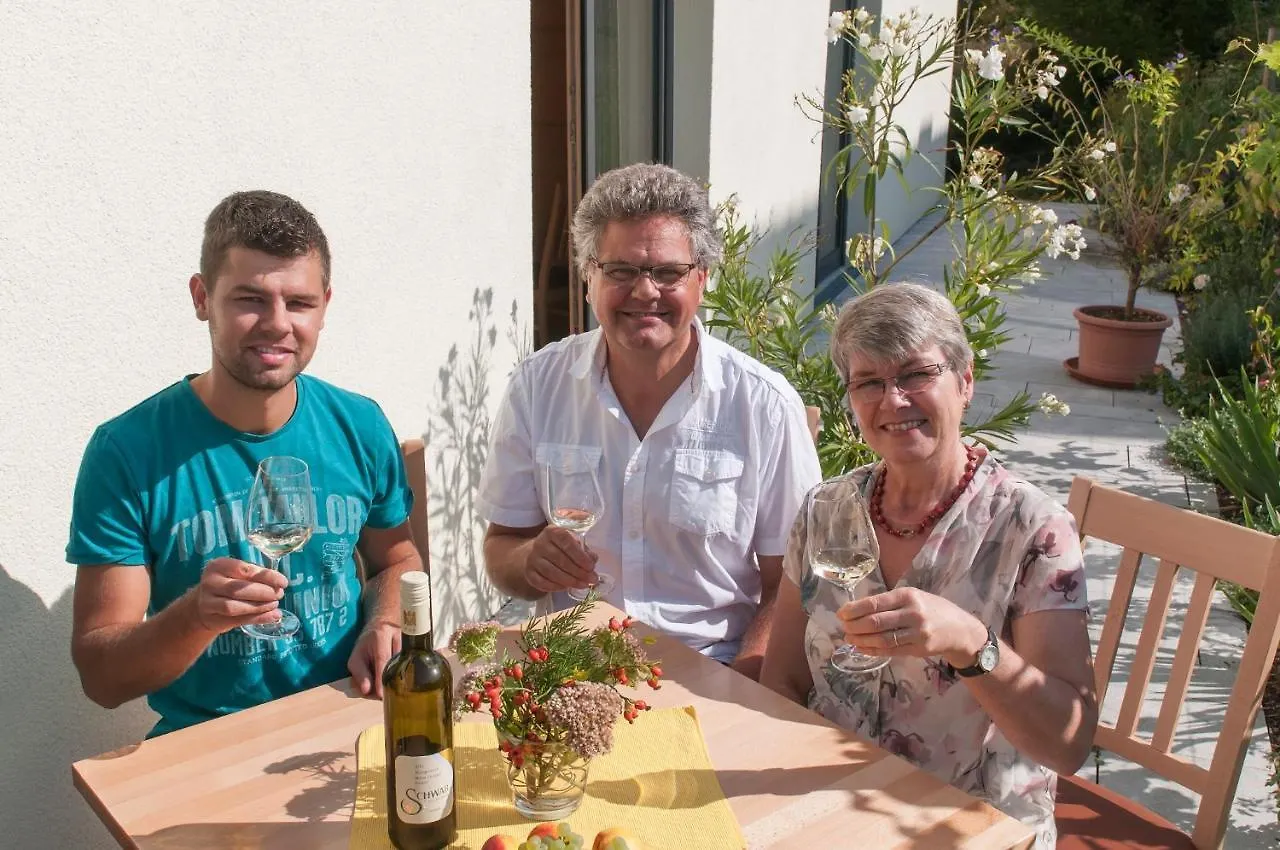 Vendégház Pension Weingut Schwab Thüngersheim